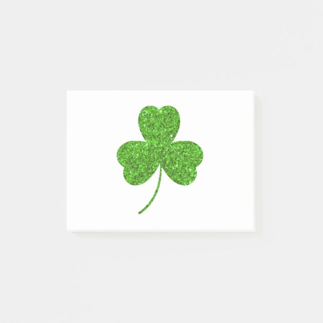 Shamrock St. Patrick's Day Post-it Notes (Front)