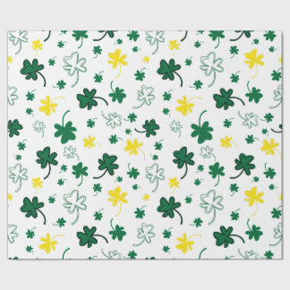Shamrock St. Patrick's Day Wrapping Paper