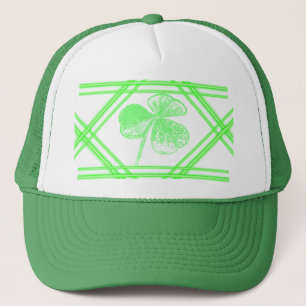Shamrock Stamp by Kenneth Yoncich Trucker Hat