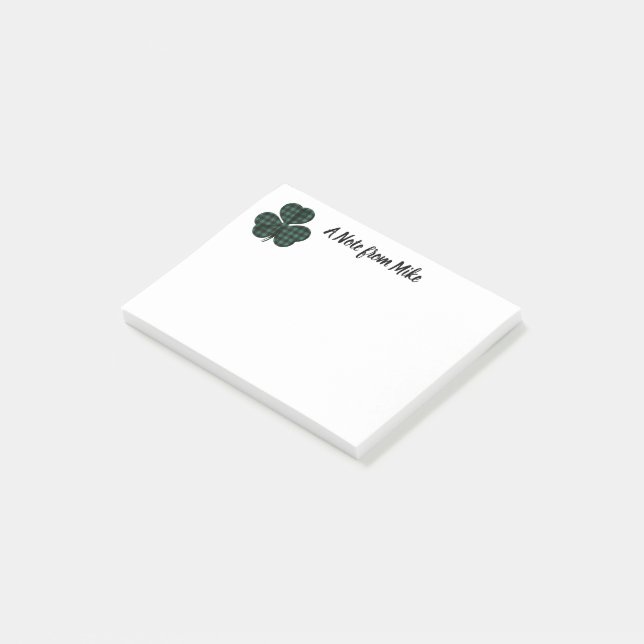 Shamrock Sticky Notes (Angled)