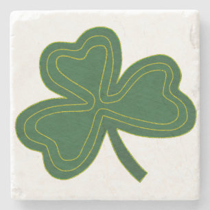 Shamrock Stone Coaster
