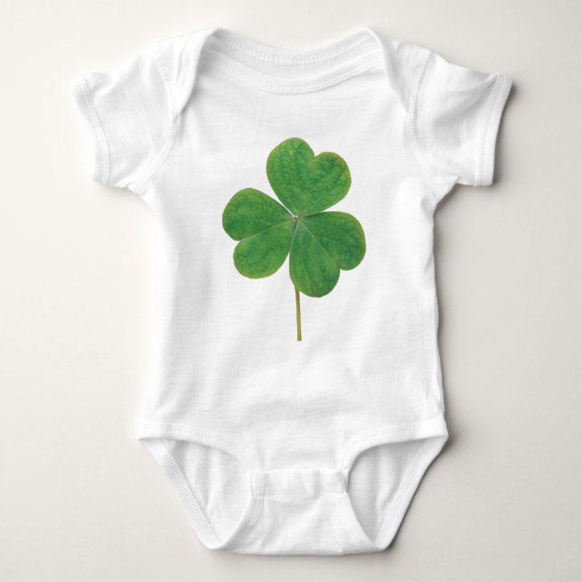 Shamrock T-Shirt Baby Bodysuit (Front)
