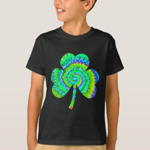 Shamrock Tie Dye St. Patricks Day Shirt