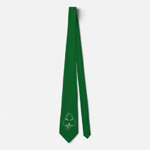Shamrock Trefoil Green St. Patrick's Day Neck Tie