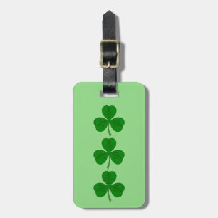 Shamrock Trio Luggage Tag