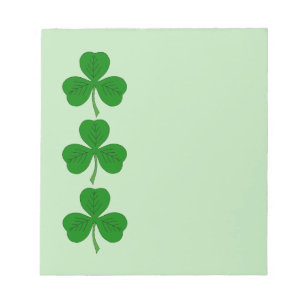 Shamrock Trio Notepad