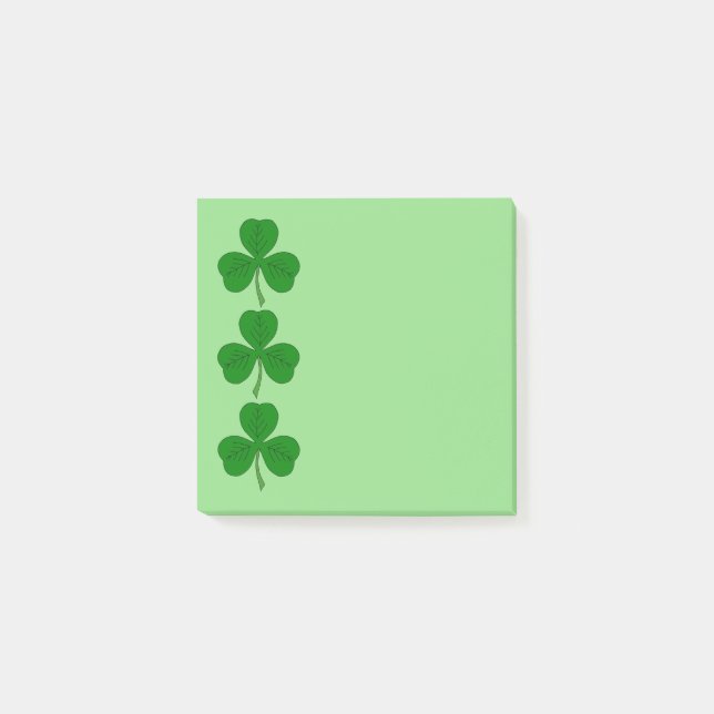 Shamrock Trio Post-it Notes (Front)