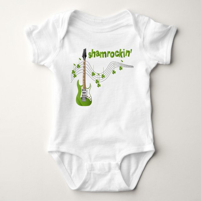 Shamrockin Baby Bodysuit (Front)