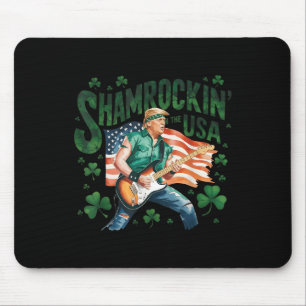 Shamrockin’ The Usa Trump Patrick’s Day Mouse Pad