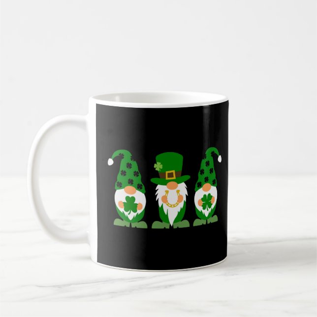 Shamrocks – A Touch of Irish Luck 🍀 Coffee Mug (Left)
