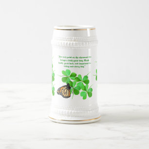 Shamrocks and Butterfly Mug