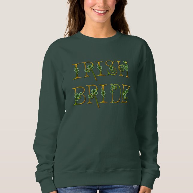 Shamrocks and Gold Sweatshirt (Front)