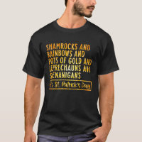 Shamrocks And Rainbows And Pot Of Gold Irish St Pa