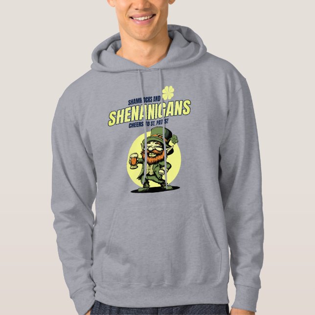 Shamrocks and Shenanigans Long Sleeve Shirt (Front)