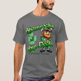 Shamrocks And Ship Decks Cruise Wear St Patricks D T-Shirt