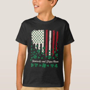 Shamrocks And Stripes Forever - Patriotic Irish-am T-Shirt