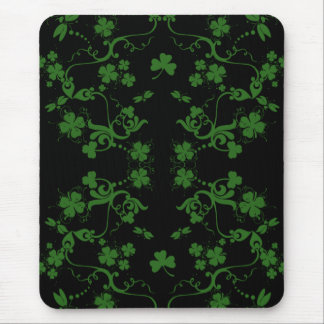 Shamrocks and Swirls Mousepad