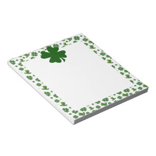 Shamrocks and Top Hats 3 Notepad