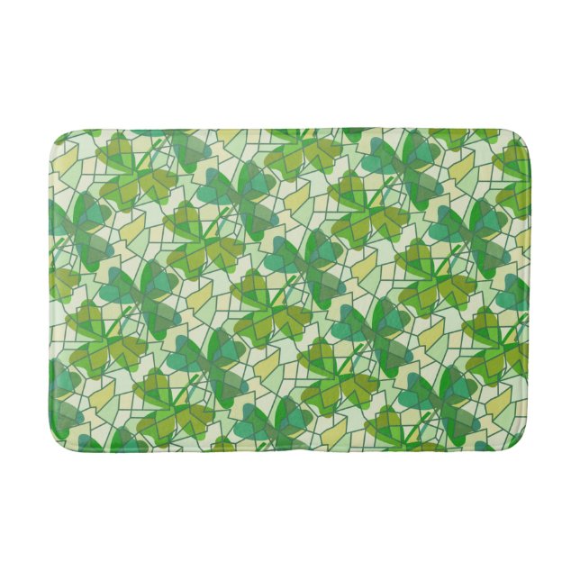 Shamrocks  bath mat (Front)