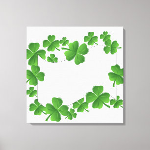 Shamrocks Canvas Print