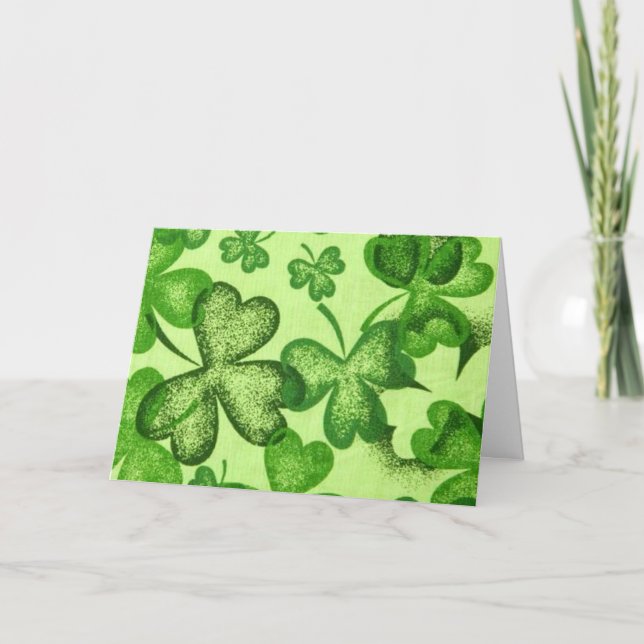 Shamrocks - Card (Front)