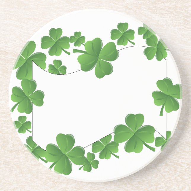 Shamrocks Coaster (Front)