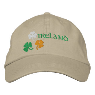 Shamrocks Embroidered Hat