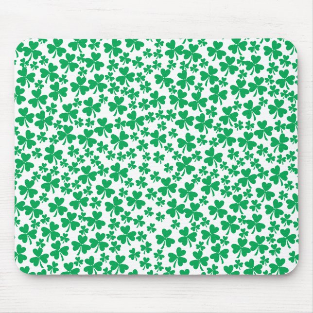 Shamrocks for St Patrick's Day Mouse Pad (Front)