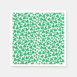 Shamrocks for St Patricks Day Napkin