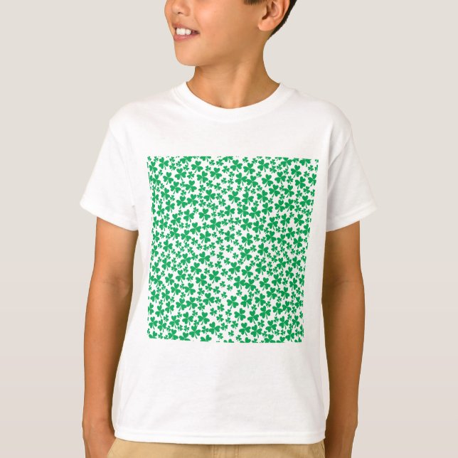 Shamrocks for St Patrick's Day T-Shirt (Front)