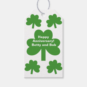 Shamrocks gift tags