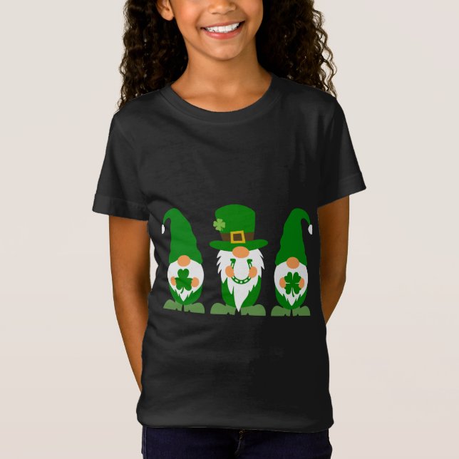 Shamrocks & Good Fortune 🍀 T-Shirt (Front)
