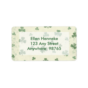 Shamrocks in the Mist Label