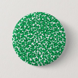 shamrocks, Ireland, Irish, proud to be Irish 6 Cm Round Badge