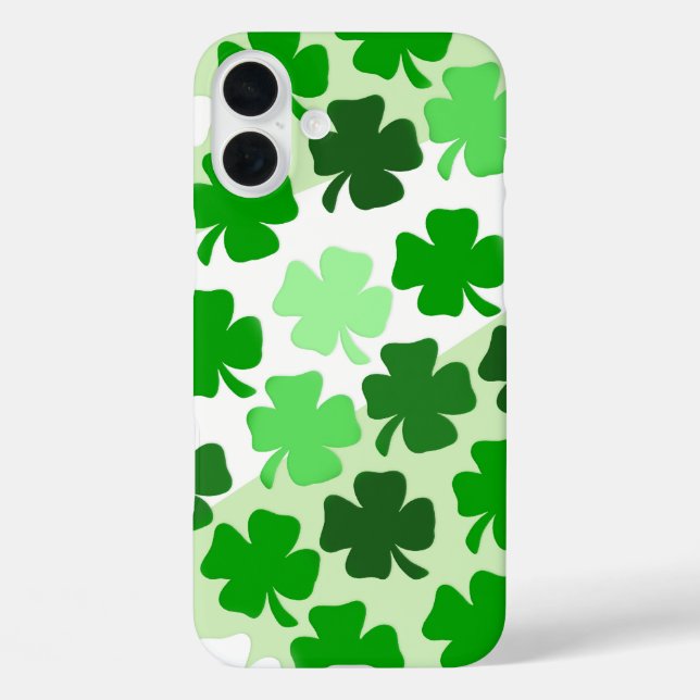 Shamrocks Irish Clover Cell Phone Case (Back)