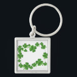 Shamrocks Key Ring<br><div class="desc"></div>