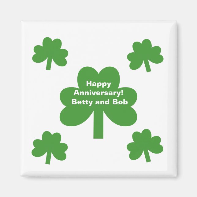 Shamrocks  magnet (Front)