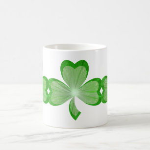Shamrocks mug white