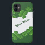 Shamrocks persionalized Case-Mate iPhone case<br><div class="desc"></div>