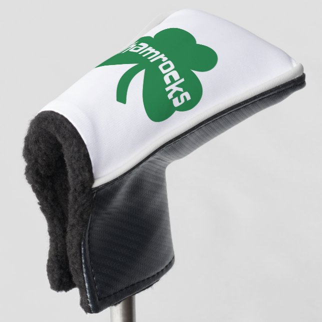 Shamrocks Putter Cover (3/4 Front)