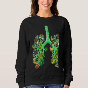 Shamrocks Respiratory Therapist RT St Patrick's Da Sweatshirt