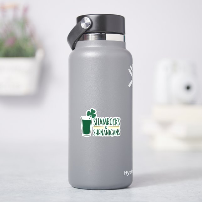 Shamrocks & Shenanigans: St. Patrick's Day Design  (HydroFlask)
