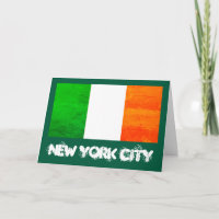 Shamrocks & Skylines: NYC Irish Heritage Flag