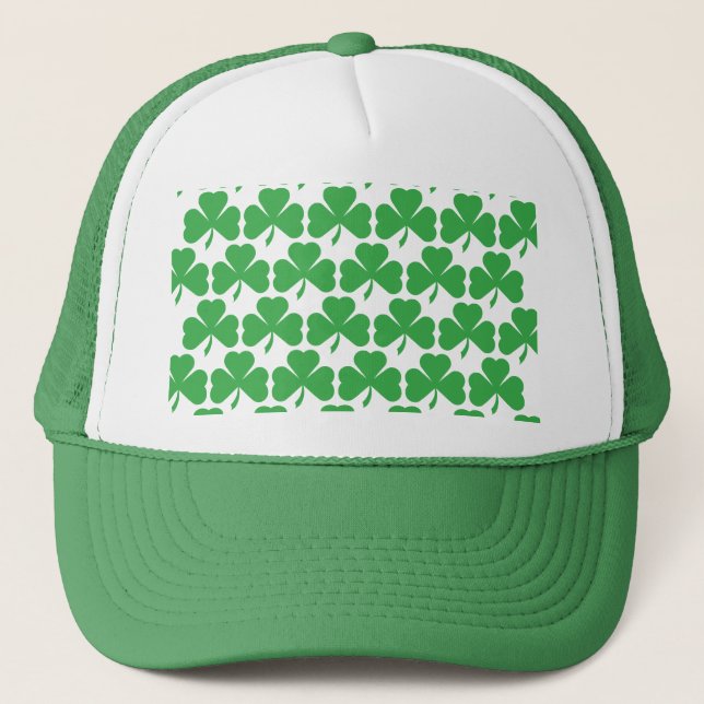 SHAMROCKS! TRUCKER HAT (Front)