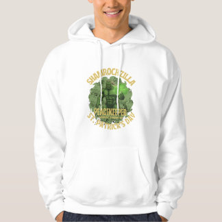Shamrockzilla Peacekeeper: St. Patrick’s Day Kaiju Hoodie