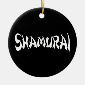 SHAMURAI CERAMIC TREE DECORATION