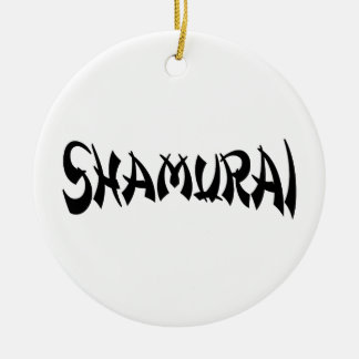 SHAMURAI CERAMIC TREE DECORATION