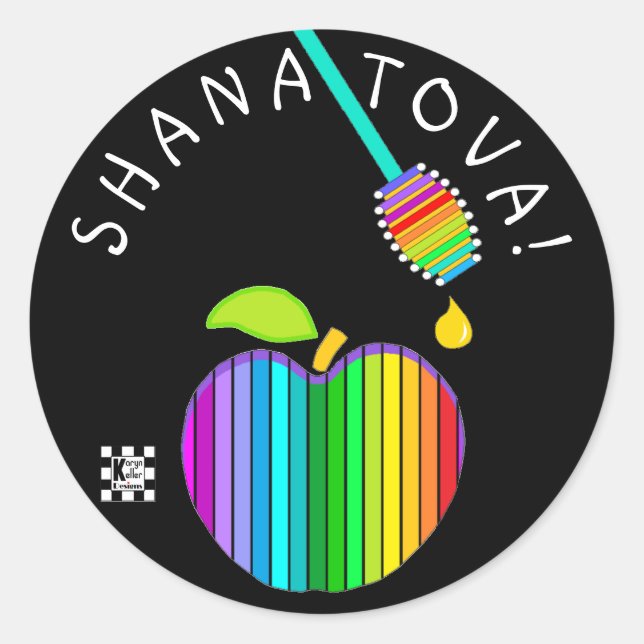 Shana Tova envelope seals (Front)