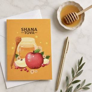 Shana Tova - Happy Jewish New Year Holiday Card