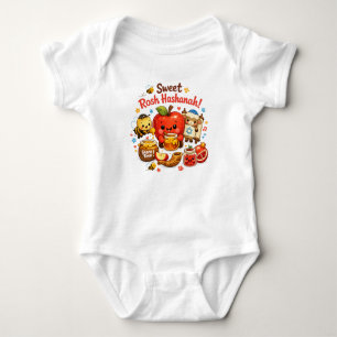 🍯 🍎🐟 Shana Tova! Happy New Year2 Baby Bodysuit